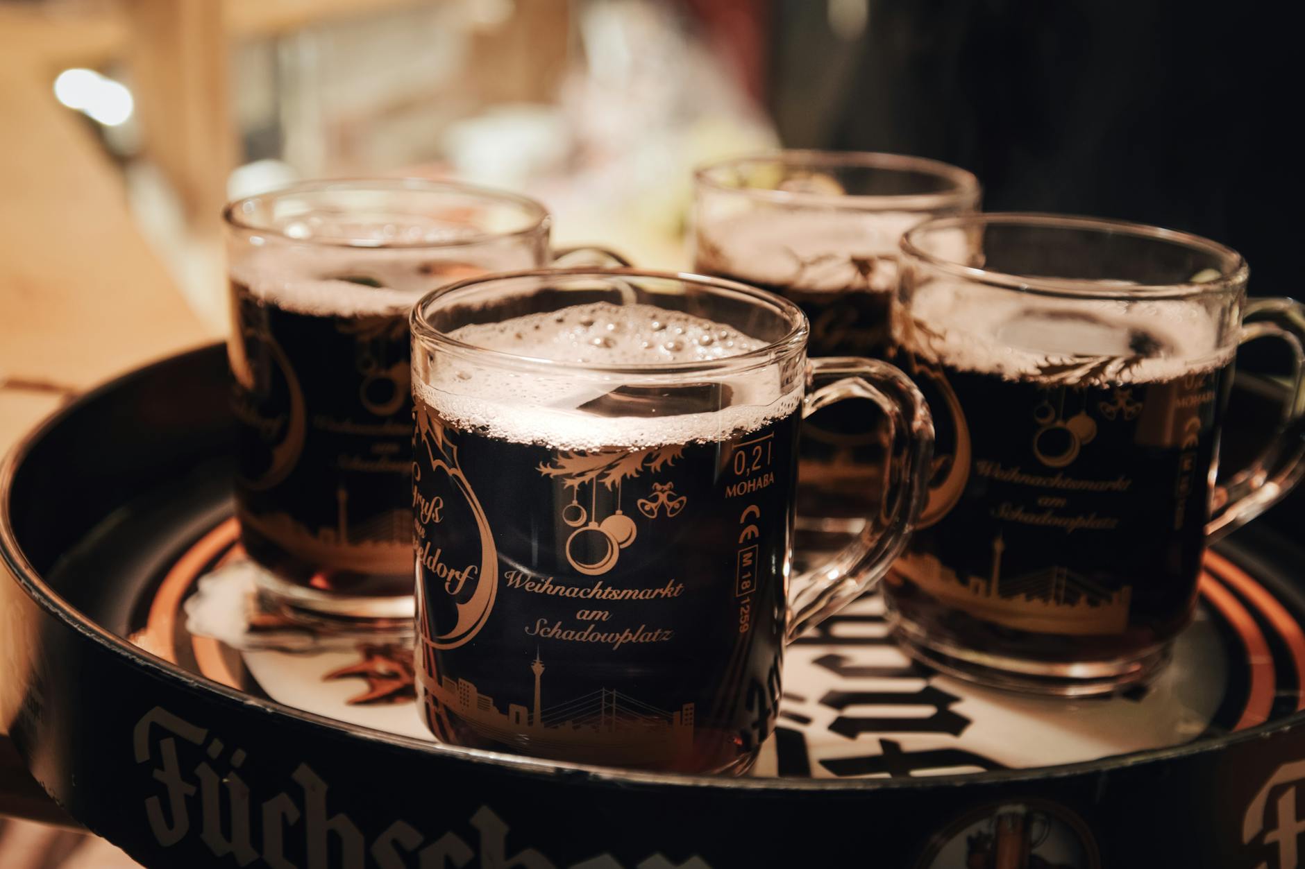 Munich Christmas Markets: Complete Guide 4 Glühwein mulled wine at Munich Christmas market with festive atmosphere