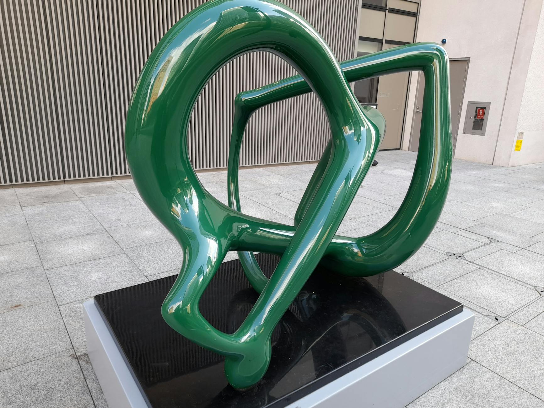 Modern art sculpture at Munich Pinakothek der Moderne contemporary gallery