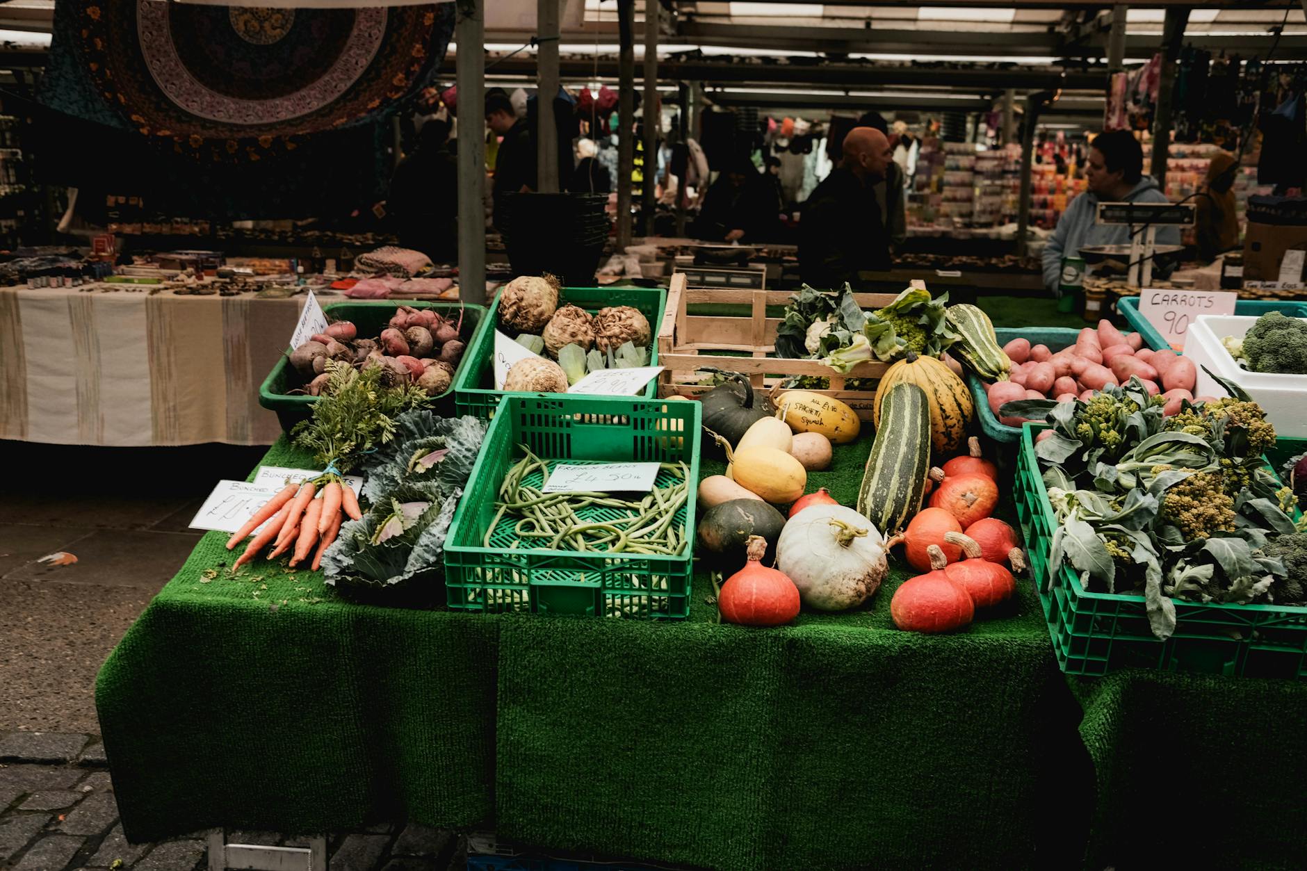 Viktualienmarkt Munich fresh produce food market stalls