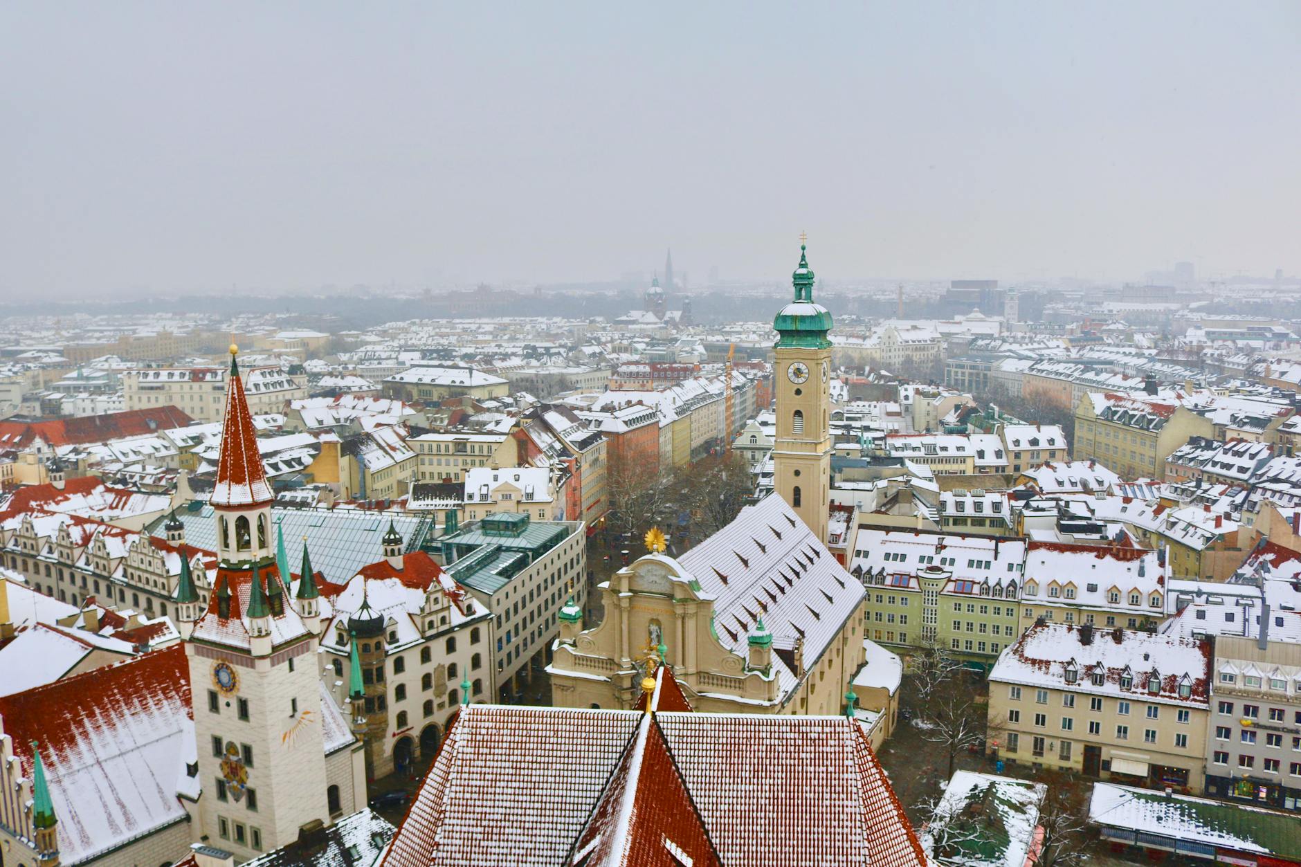 Munich Christmas Markets: Complete Guide 7 Munich winter cityscape with snow and festive holiday decorations
