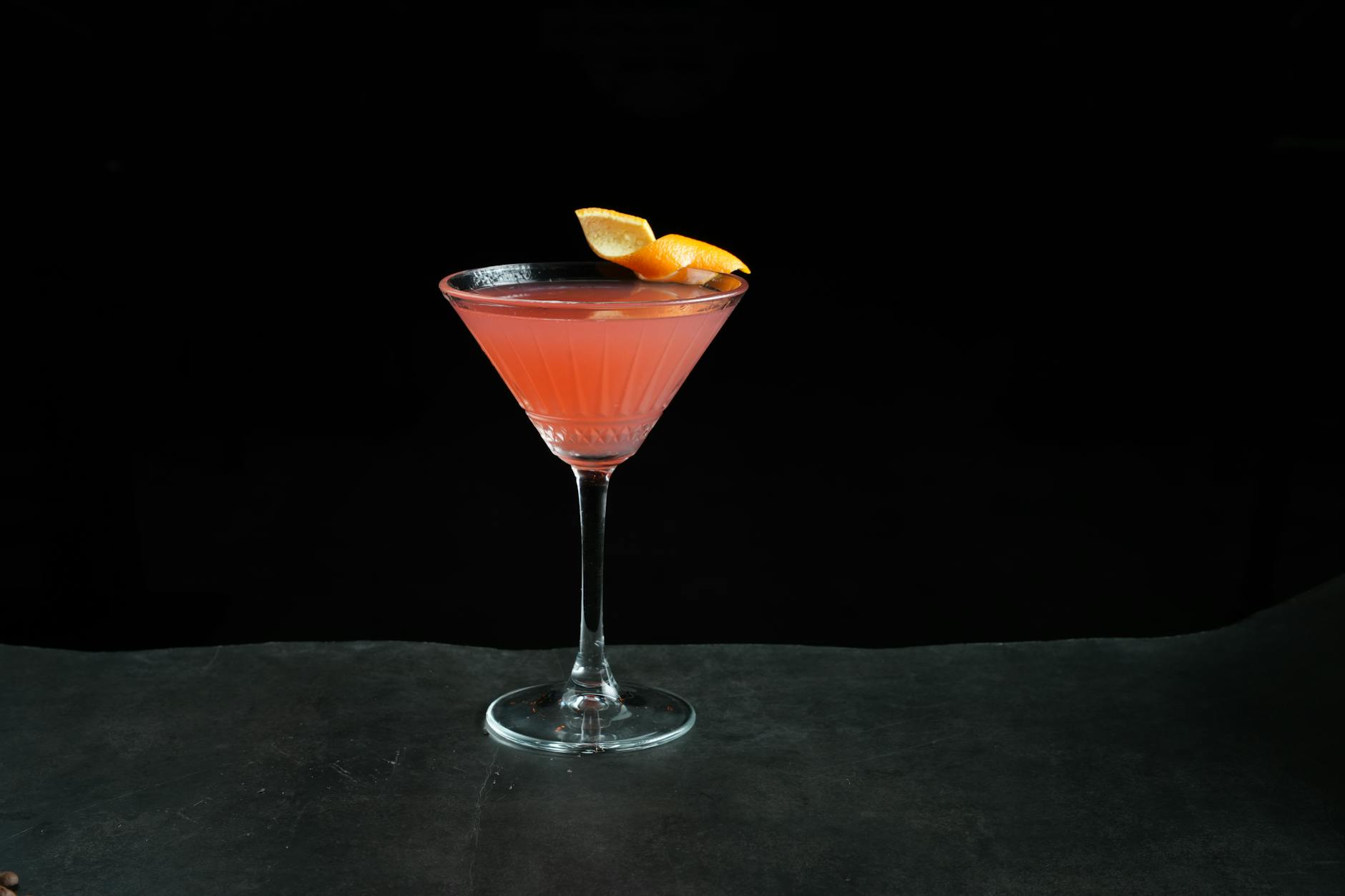 Classic cocktail glass elegant martini negroni bar craft