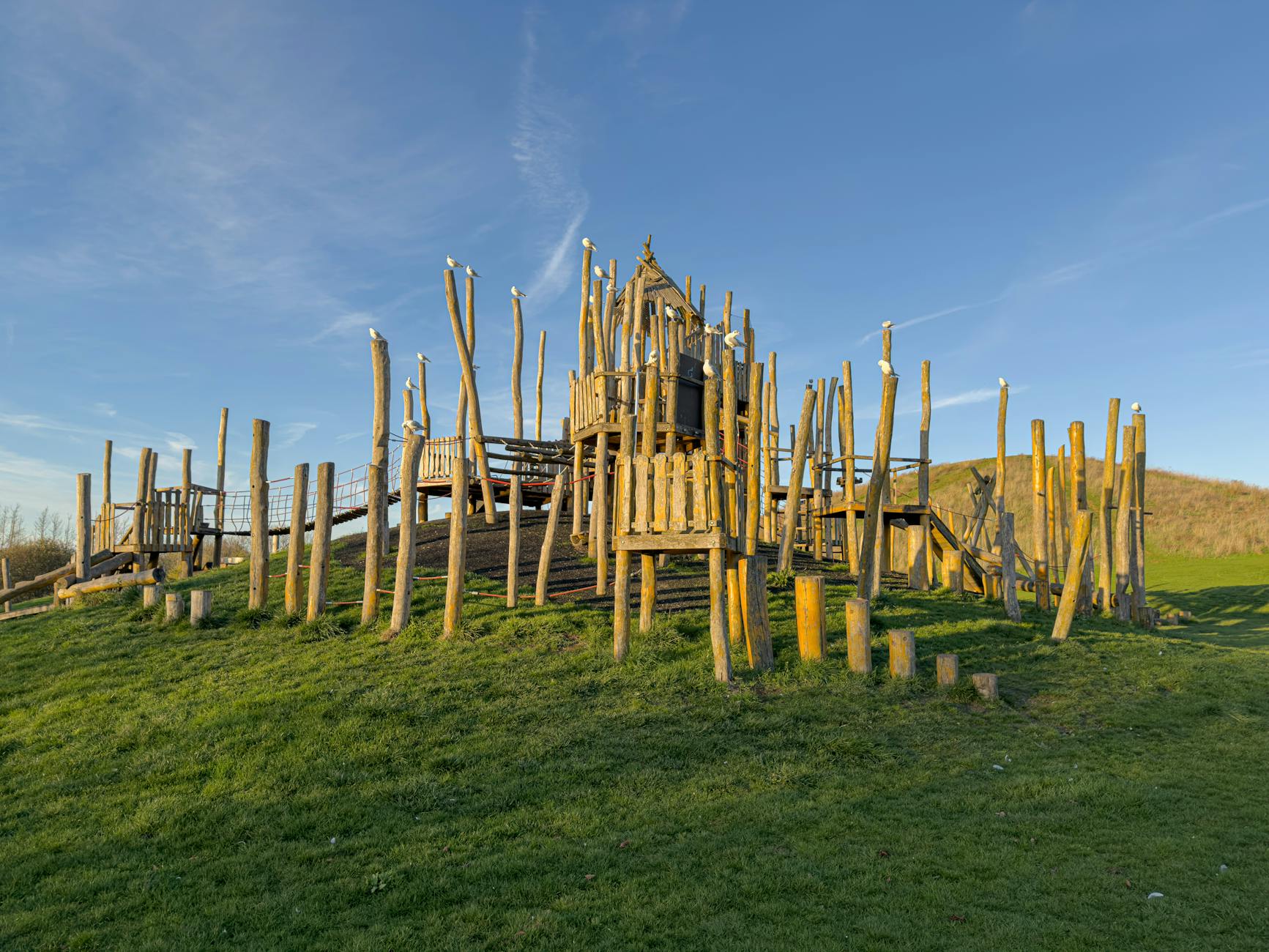 Best Playgrounds and Parks for Kids 5 Adventure playground climbing rope obstacle course wooden