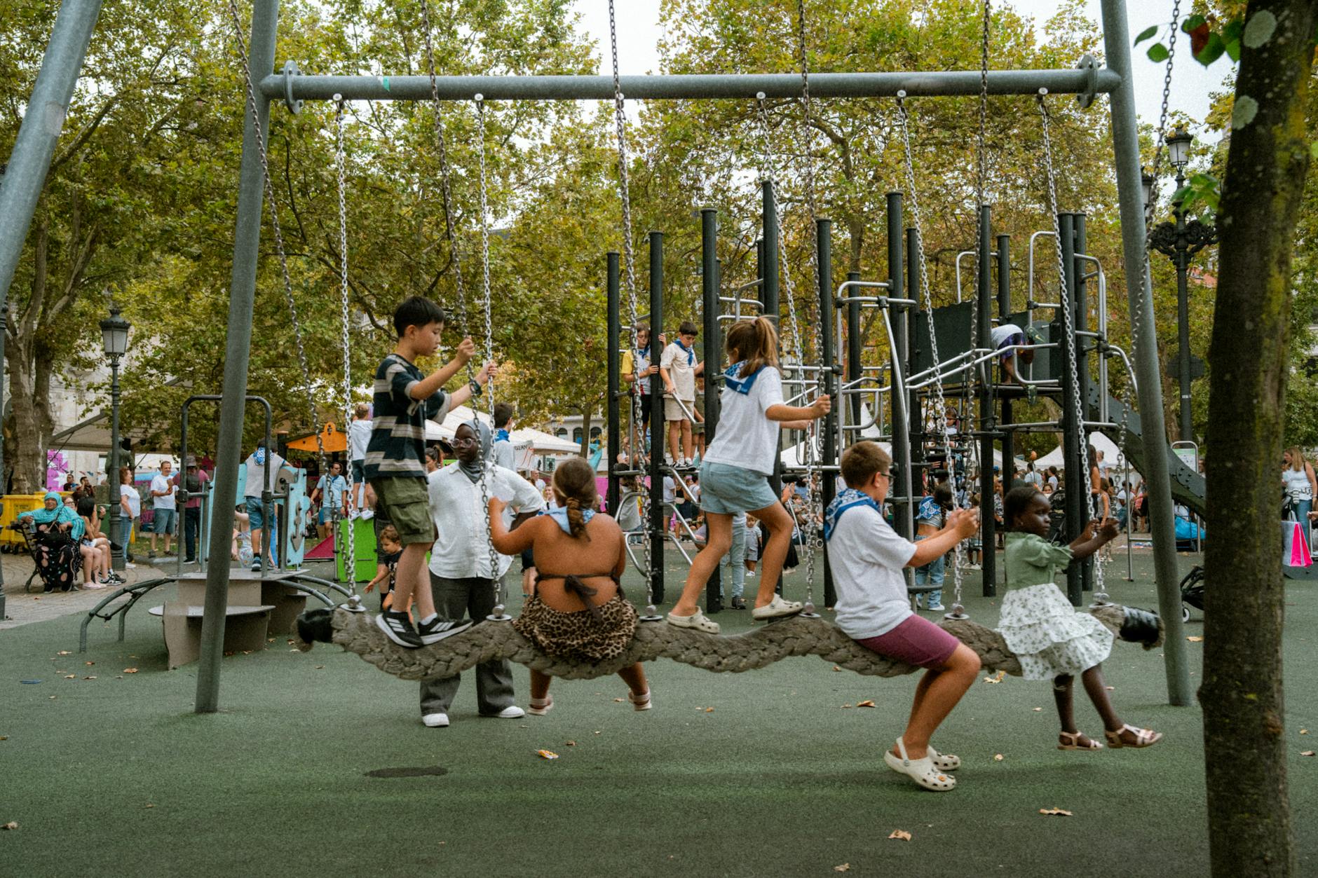 Best Playgrounds and Parks for Kids 3 English Garden Munich children playing meadow park family