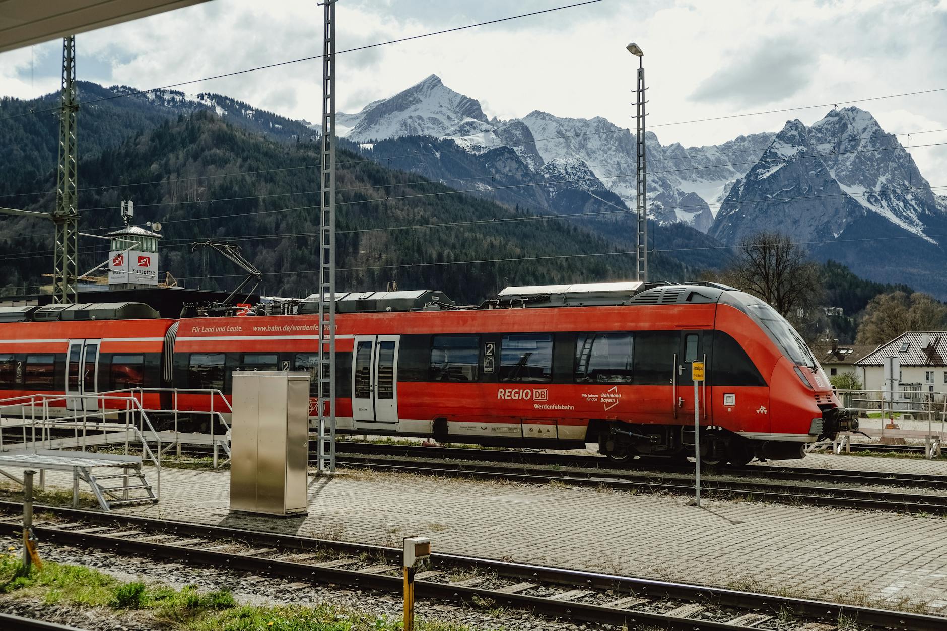 Bavarian Alps train scenic ride Munich countryside
