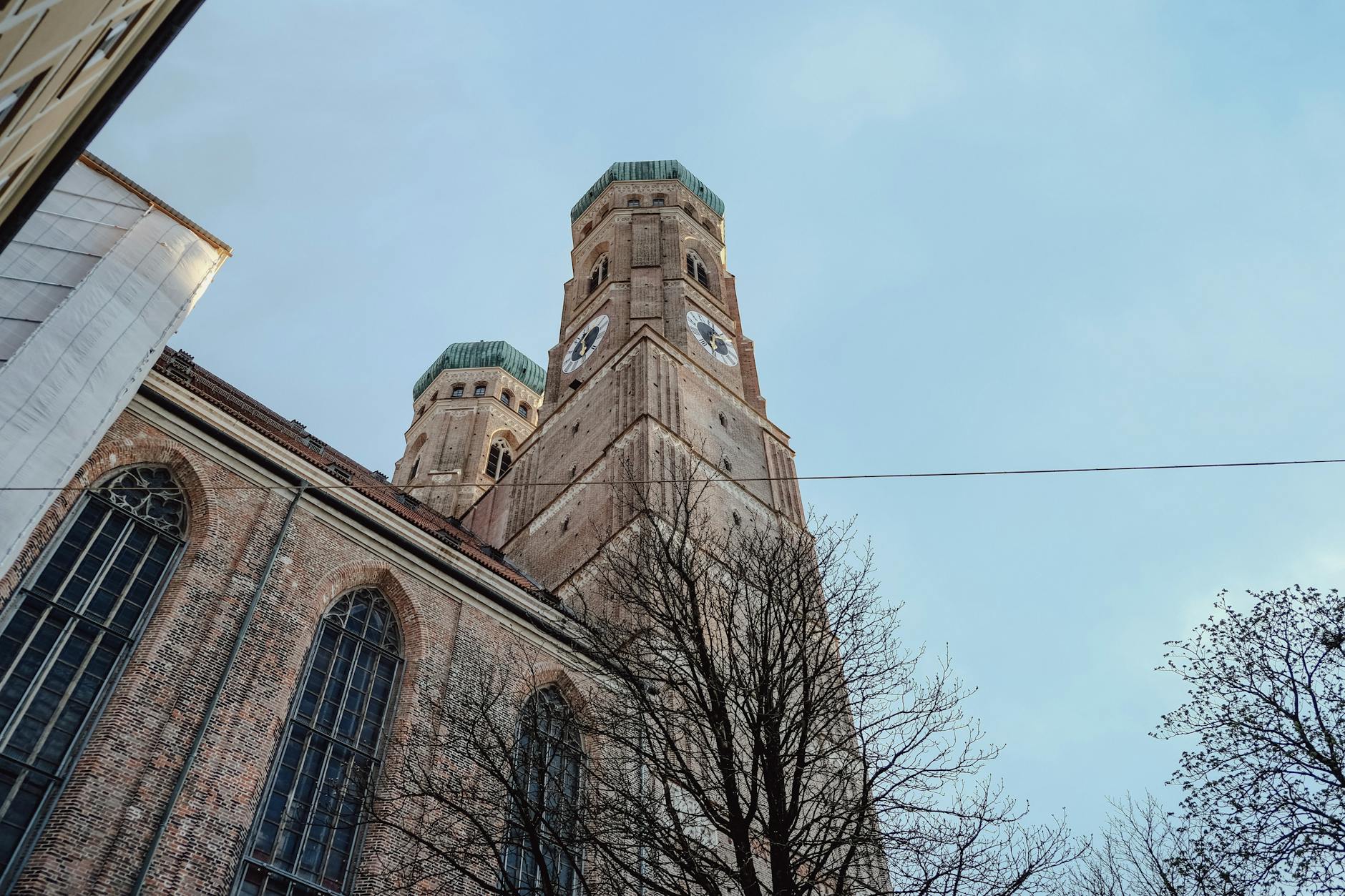 Munich Frauenkirche cathedral towers Altstadt rooftops