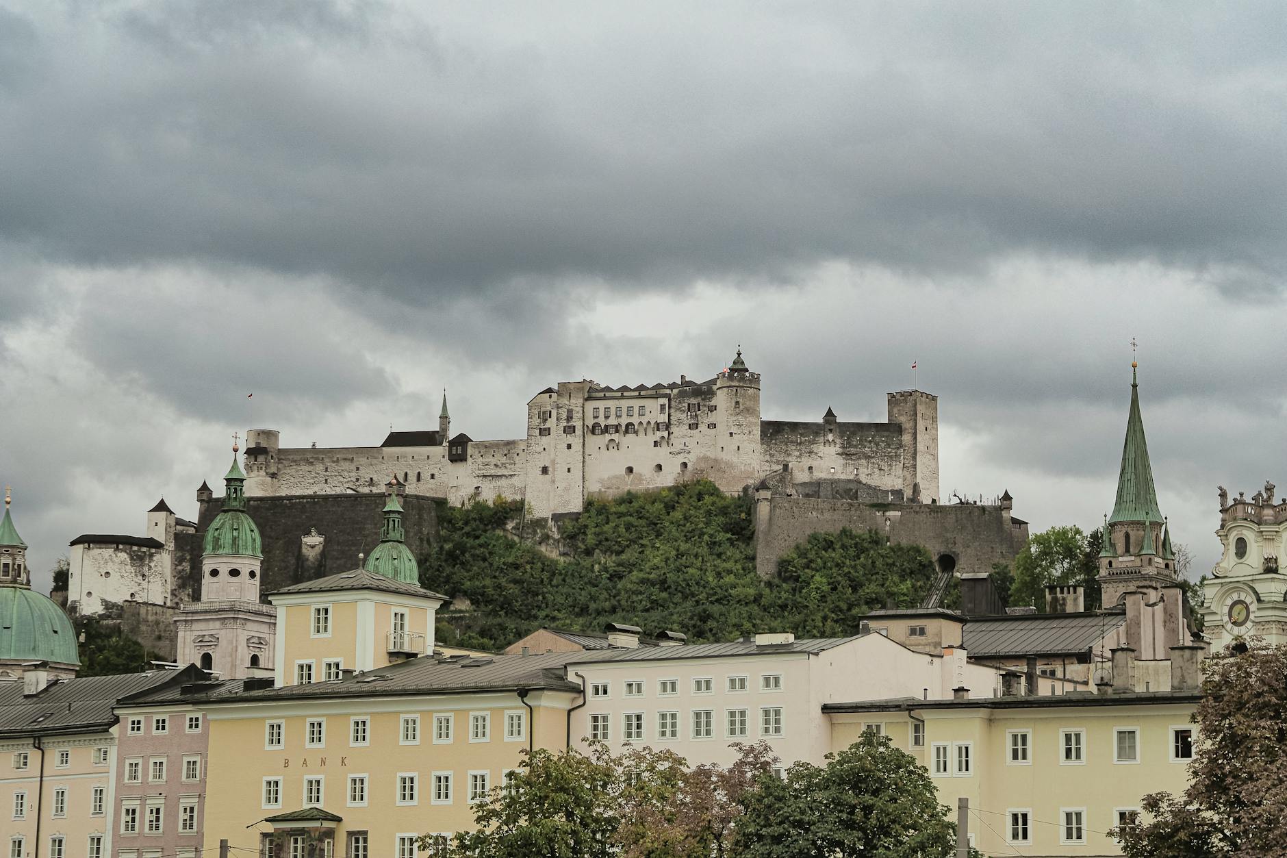 Best Day Trips from Munich: Complete Guide 3 Salzburg old town Austria Hohensalzburg fortress Mozart birthplace
