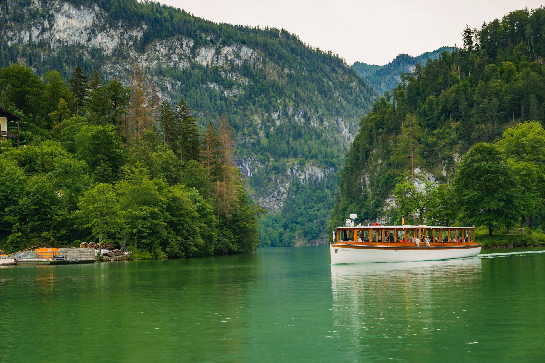 Königssee lake in Bavarian Alps
