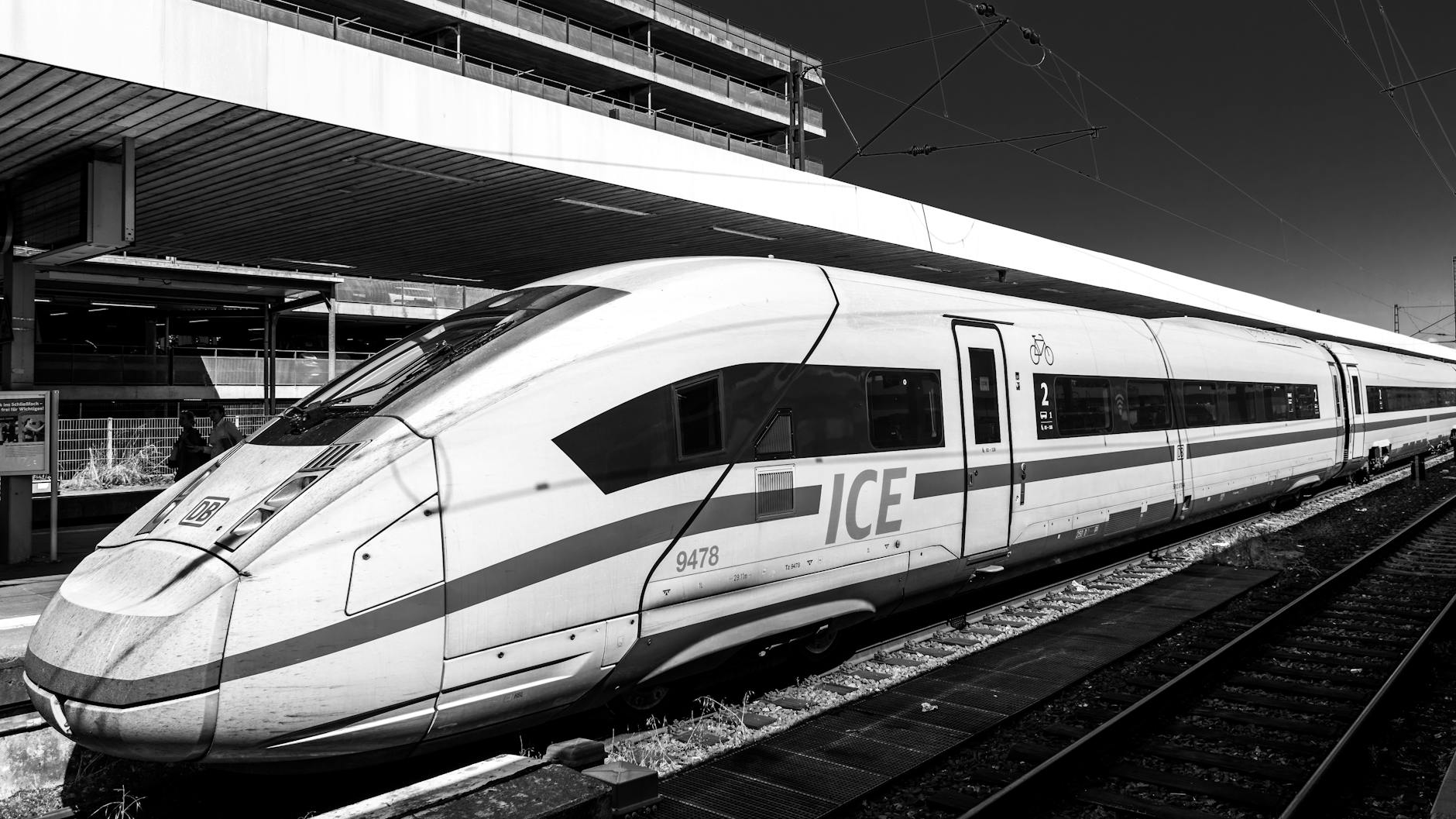 ICE train at platform