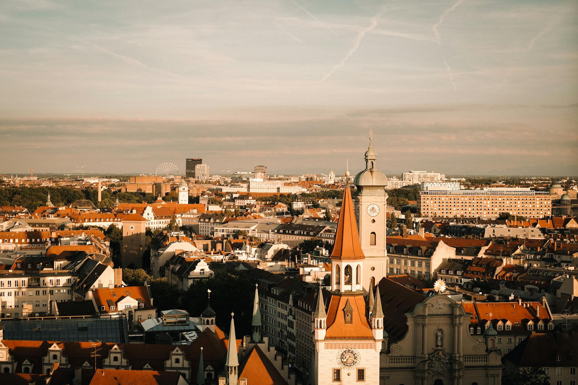 Munich old town highlights tourists
