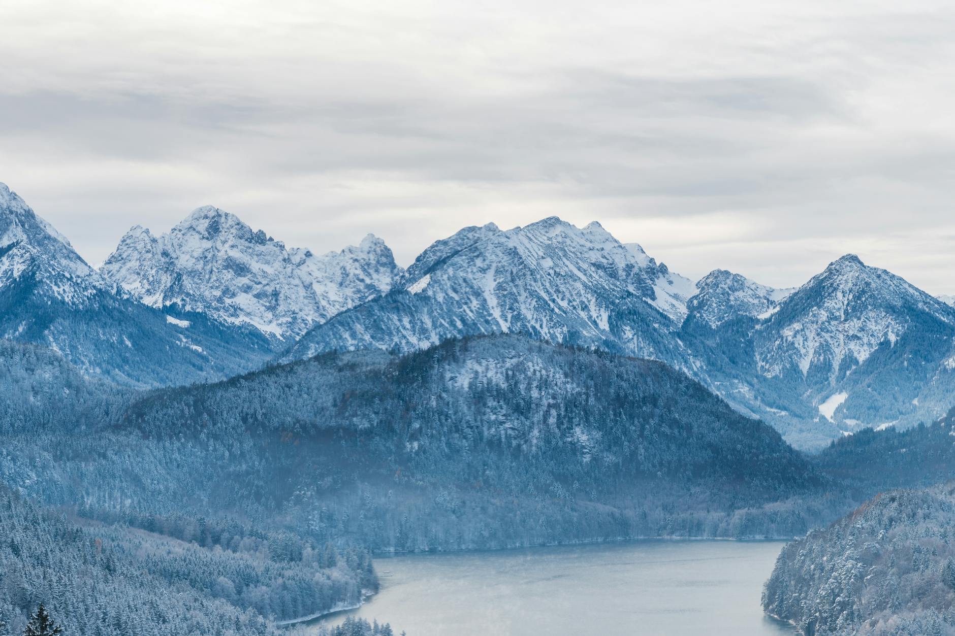 Bavarian alps panorama