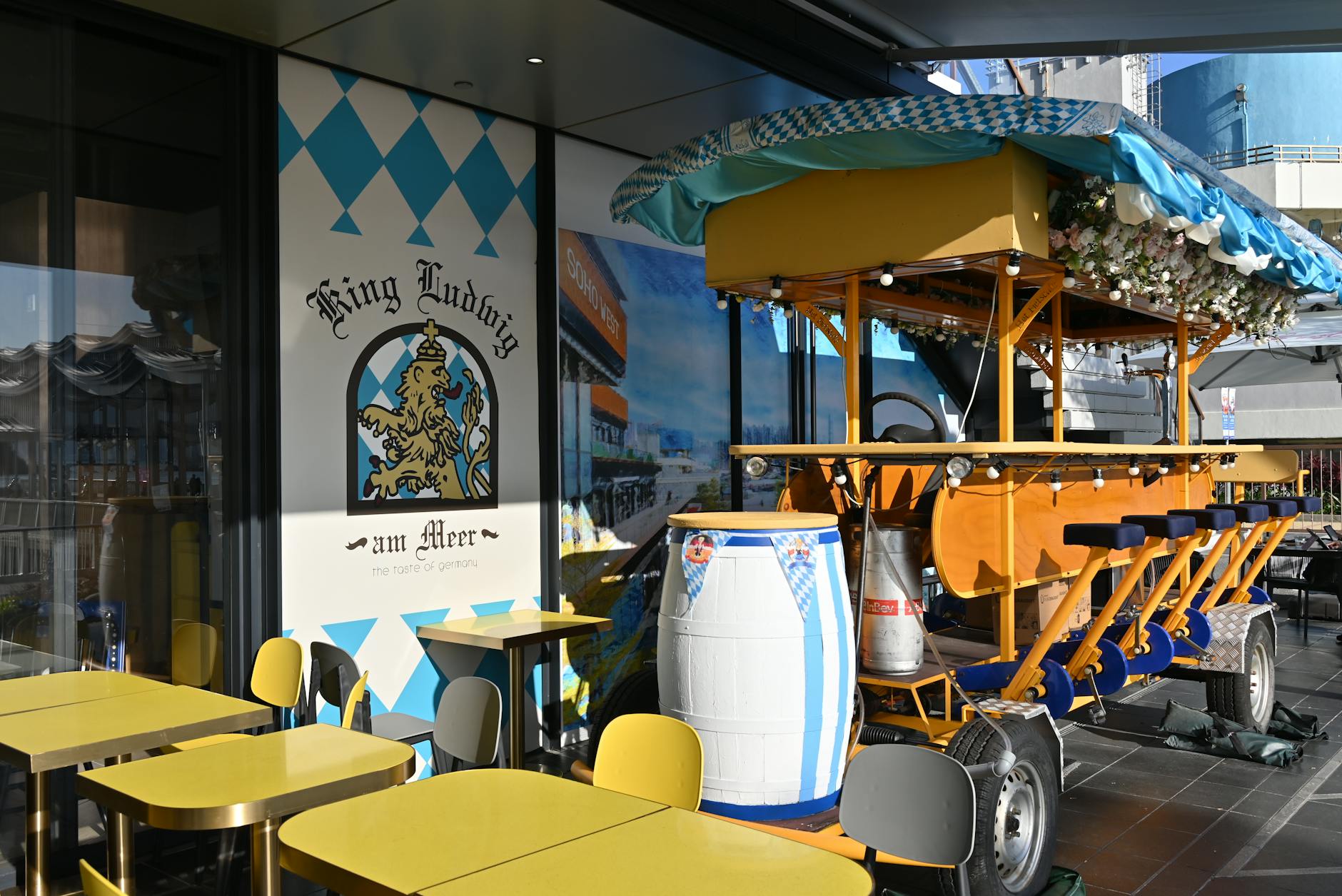 Family-Friendly Restaurants 3 Beer garden kids running playground summer family
