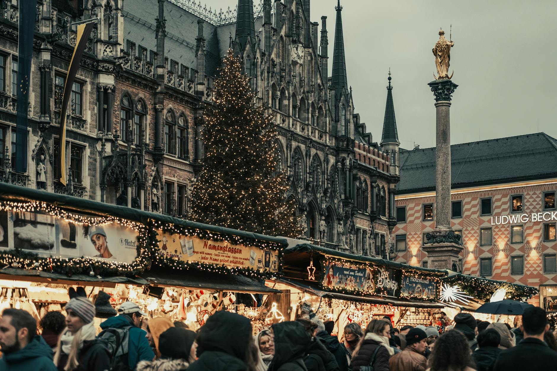 Is Munich Safe? Complete Tourist Safety Guide (2026) 2 Marienplatz Munich crowd daytime safe tourists New Town Hall