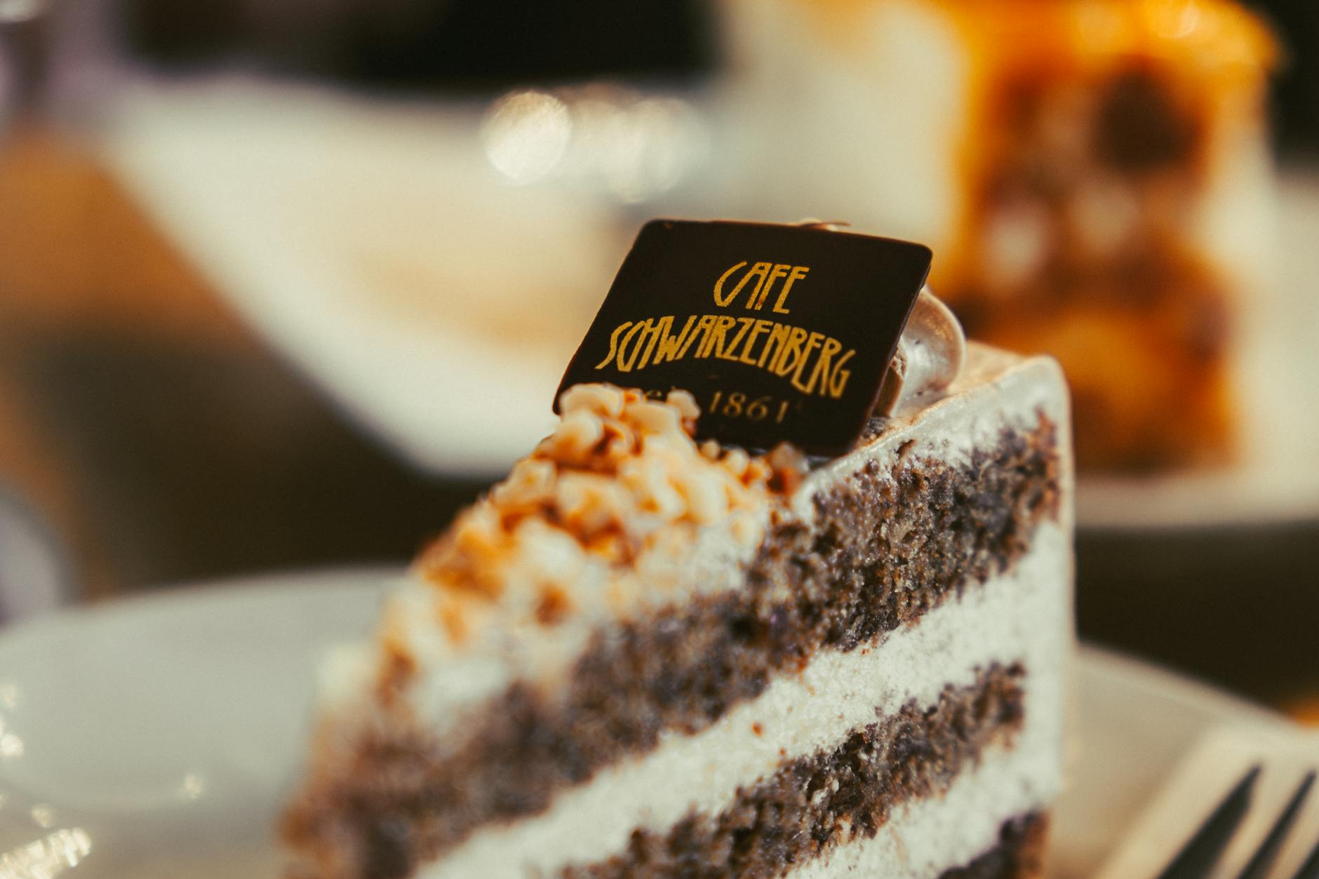 Cafe Luitpold Munich traditional Kaffeehaus cake counter Prinzregententorte