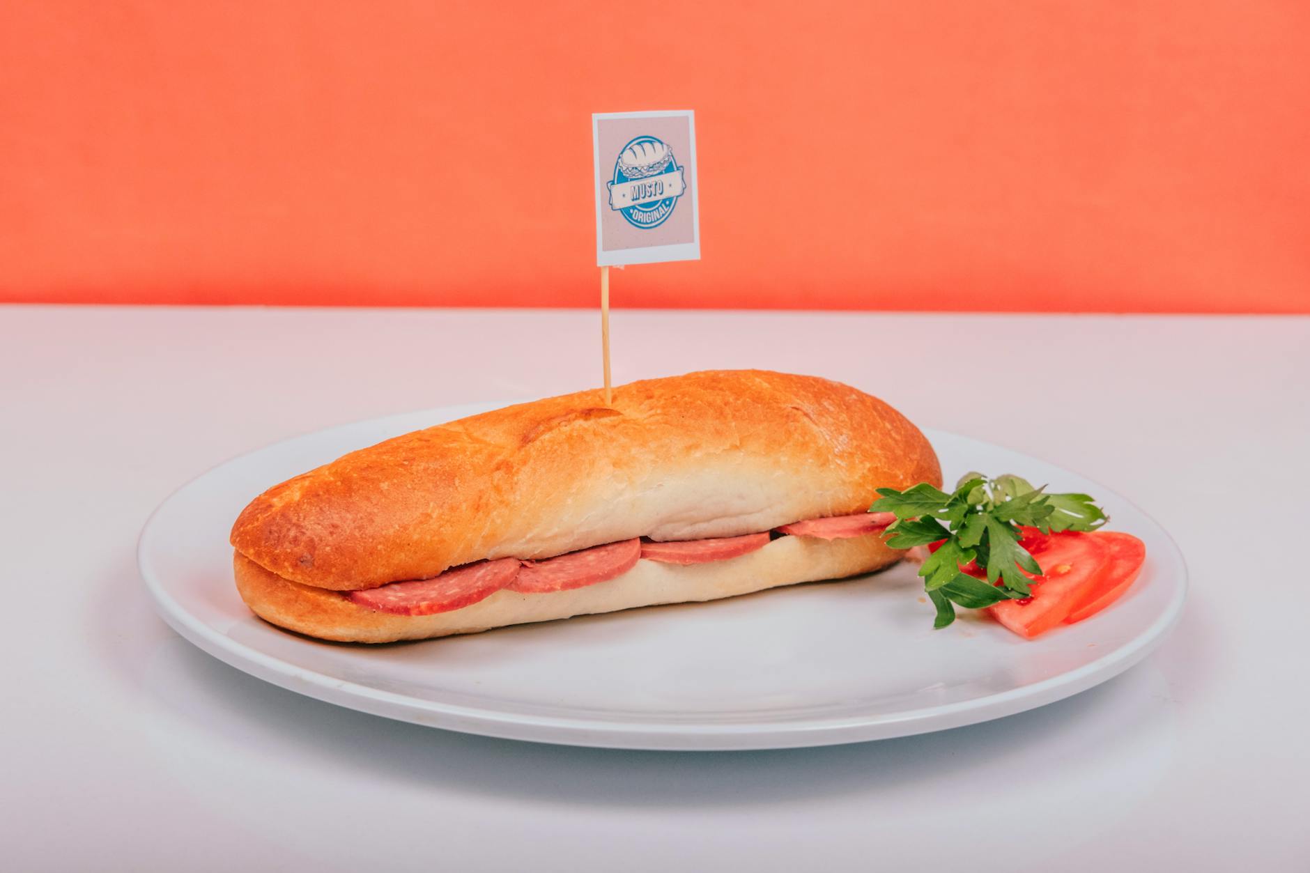 Leberkäse Semmel Bavarian meatloaf sandwich Munich butcher counter Imbiss